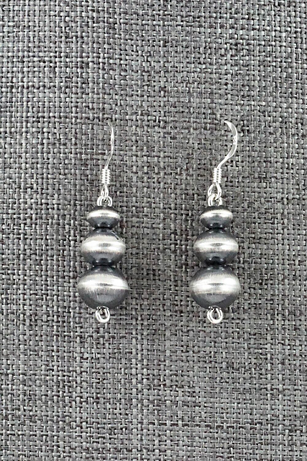 Navajo Pearl Sterling Silver Necklace Set - Preston Haley