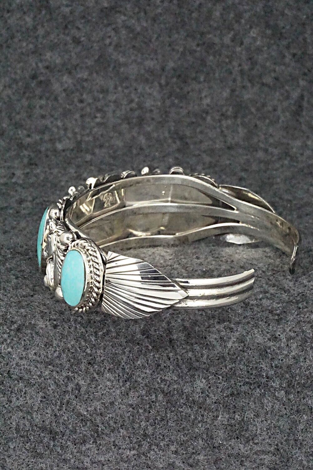 Turquoise & Sterling Silver Bracelet - Bobby Platero