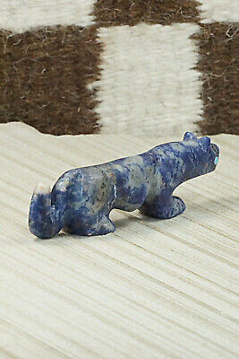 Mountain Lion Zuni Fetish Carving - Ronnie Lunasee