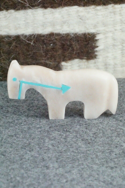 Horse Zuni Fetish Carving - Bernard Laiwakete - High Lonesome Trading