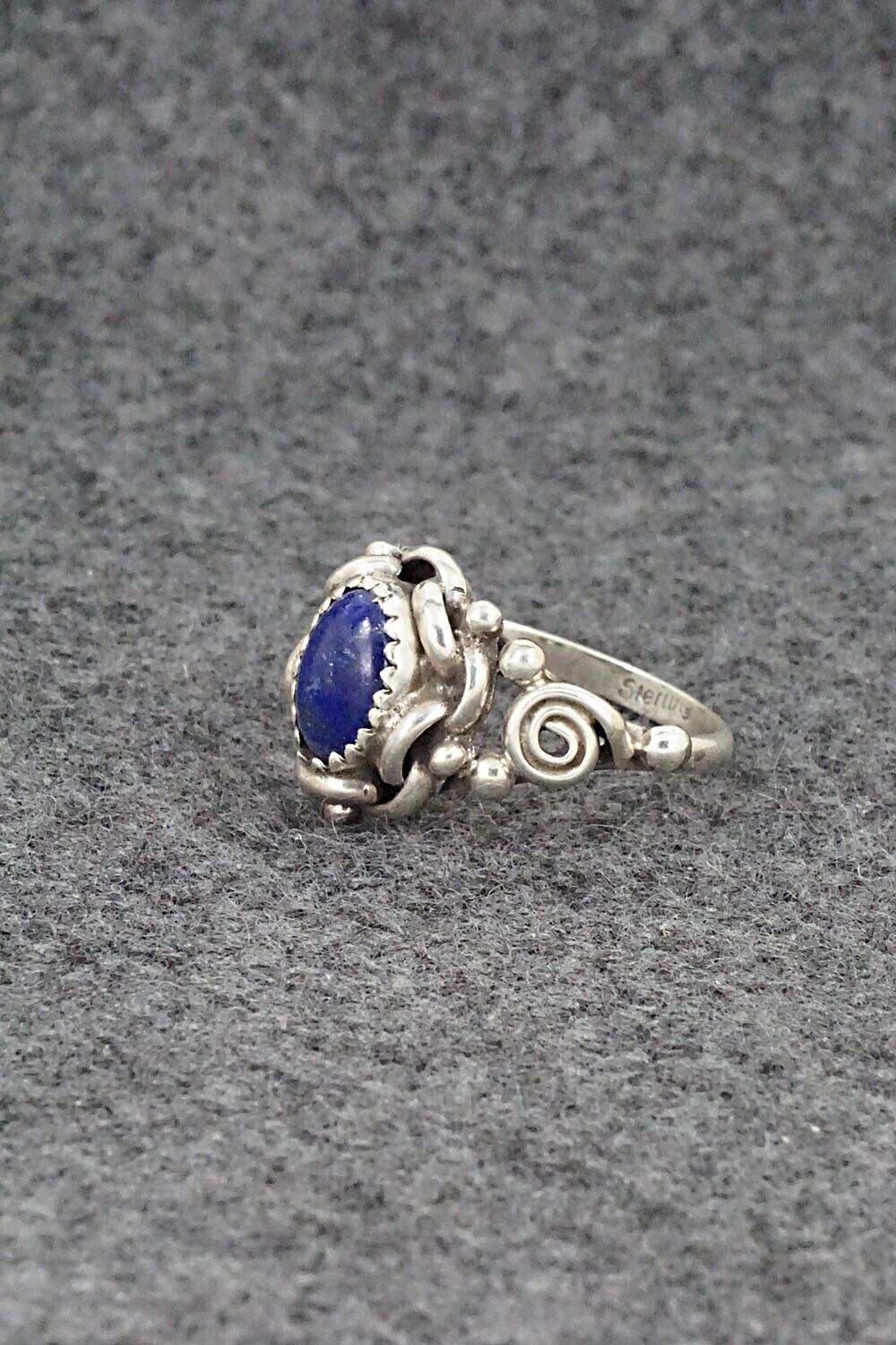 Lapis & Sterling Silver Ring - Maritta Martinez - Size 7.75