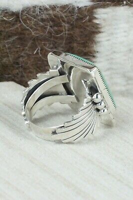 Turquoise & Sterling Silver Ring - Irvin Tsosie - Size 10