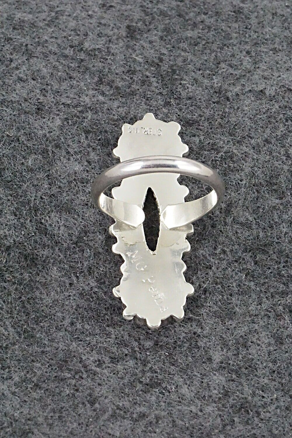 Turquoise & Sterling Silver Ring - Michelle Peina - Size 7