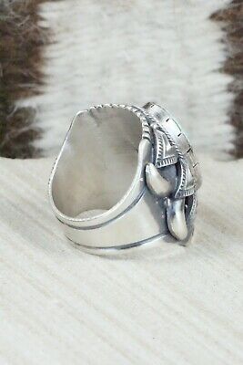 Turquoise & Sterling Silver Ring - Derrick Gordon - 10