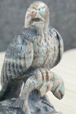 Eagle Zuni Fetish Carving - Fenton Luna
