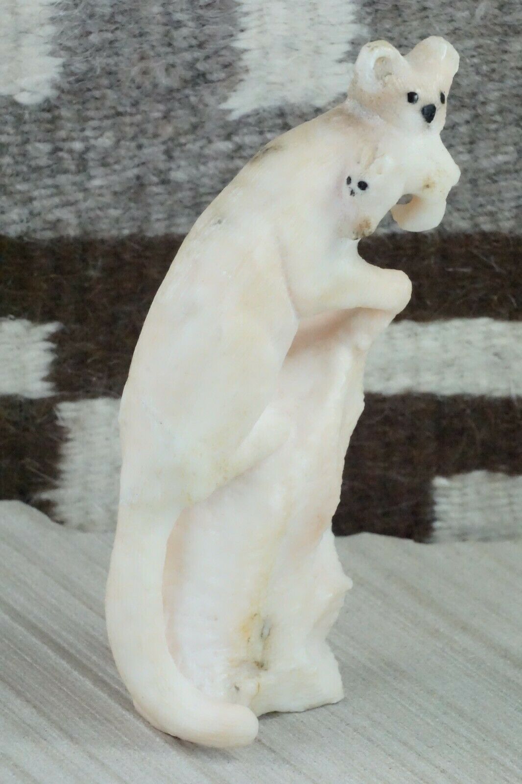 Mountain Lion Zuni Fetish Carving - Colin Weeka