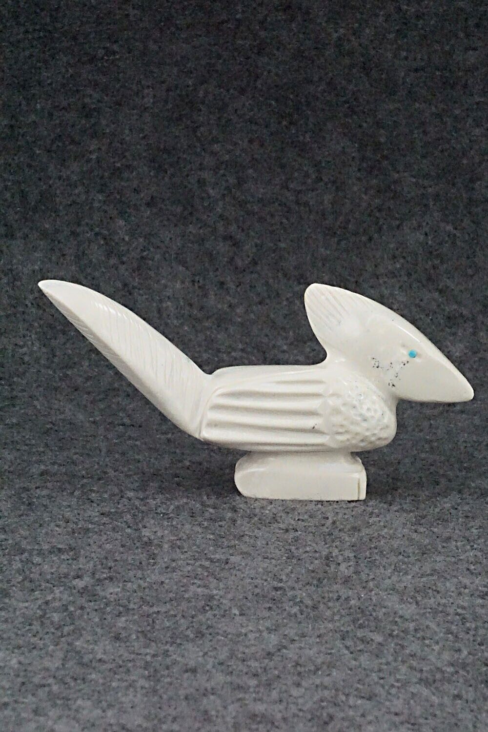 Roadrunner Zuni Fetish Carving - Gilbert Lonjose