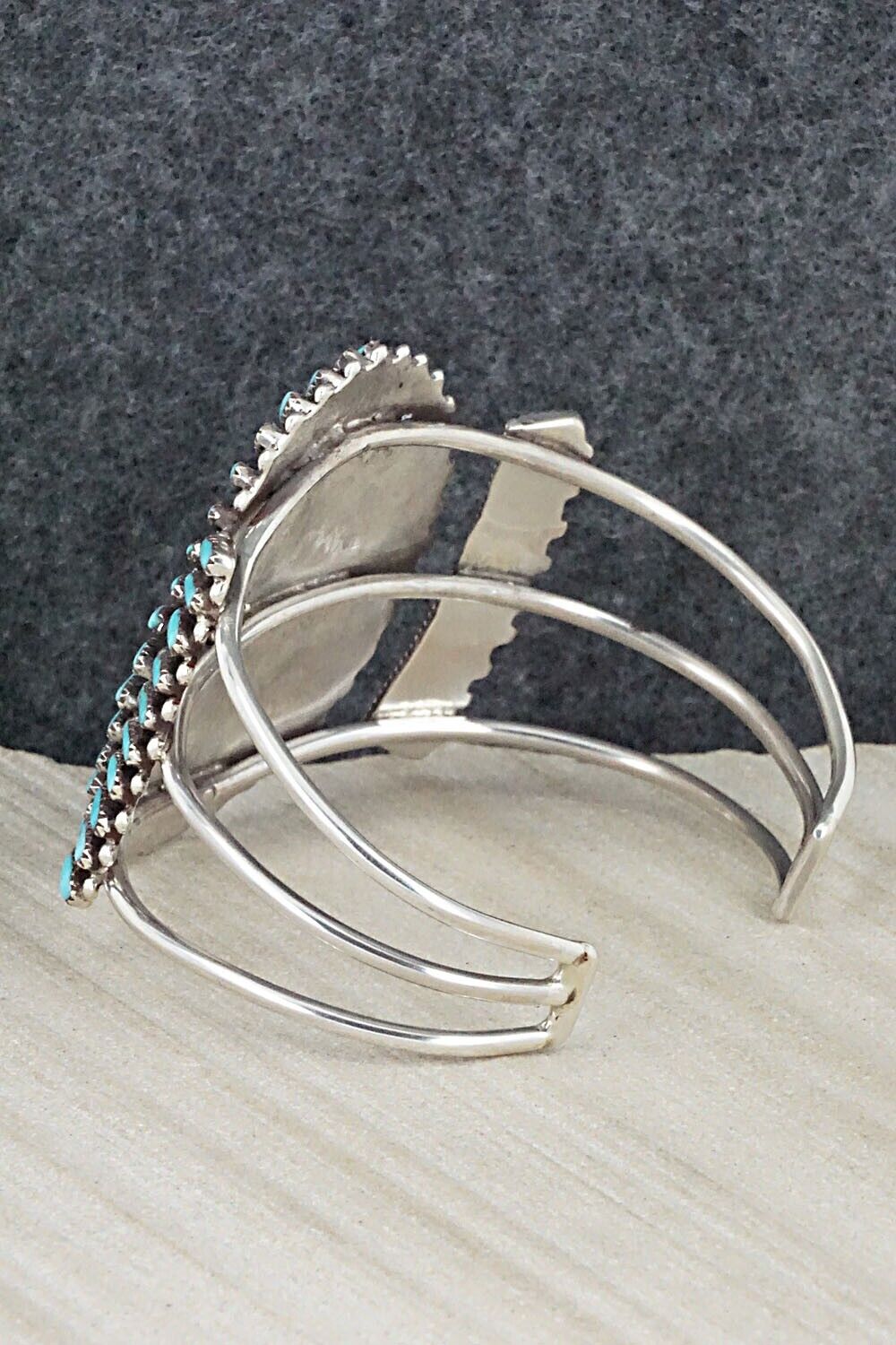 Turquoise & Sterling Silver Bracelet - Judy Wallace