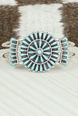 Turquoise & Sterling Silver Bracelet - Judy Wallace