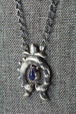 Lapis & Sterling Silver Necklace - Sharon McCarthy