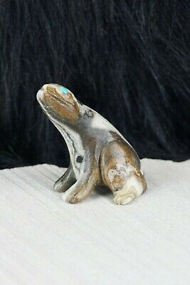 Frog Zuni Fetish - Lance Cheama - Zuni Frog Carving - High Lonesome Trading