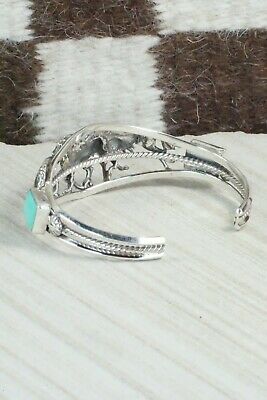 Turquoise & Sterling Silver Bracelet - Bobby Platero
