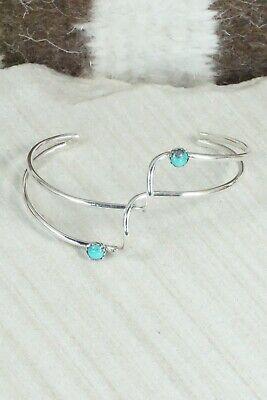 Turquoise & Sterling Silver Bracelet - Yolanda Skeets - High Lonesome Trading