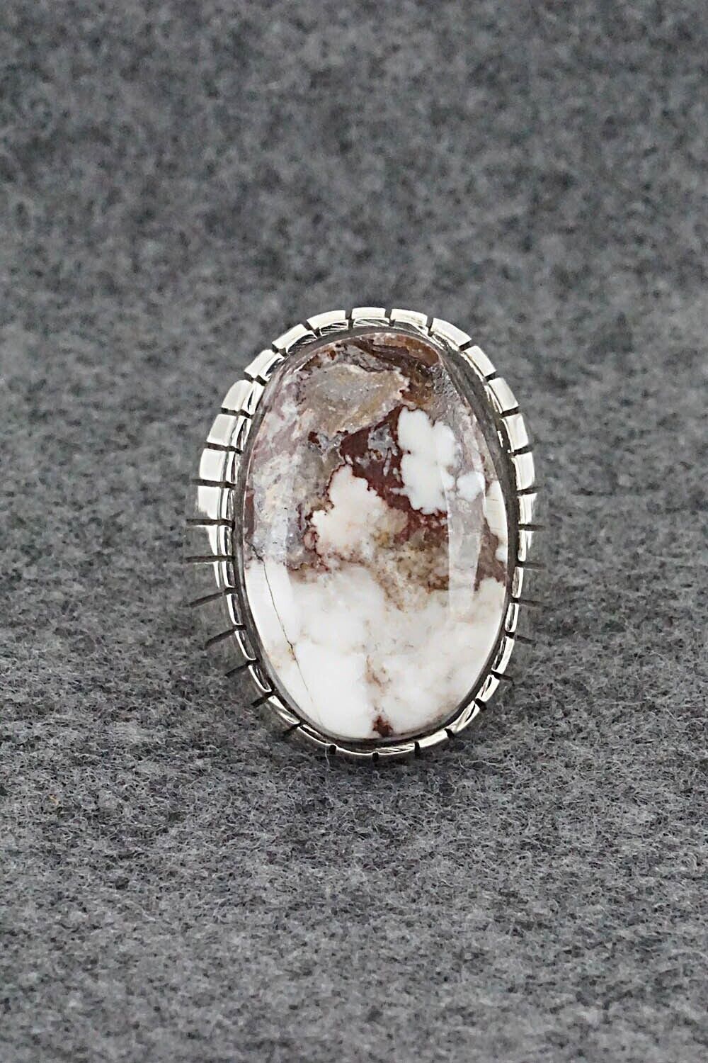 Wild Horse & Sterling Silver Ring - Trevor Jack - 10.5