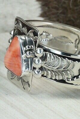 Spiny Oyster & Sterling Silver Bracelet - Ricky Roy