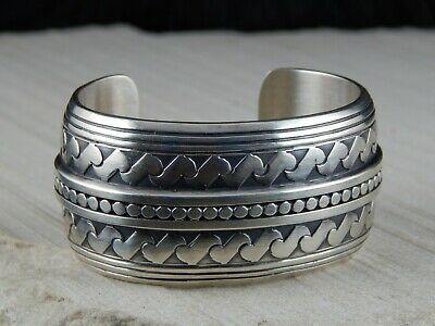 Bracelet - Sterling Silver - Raymond Delgarito - Navajo - Native American - High Lonesome Trading