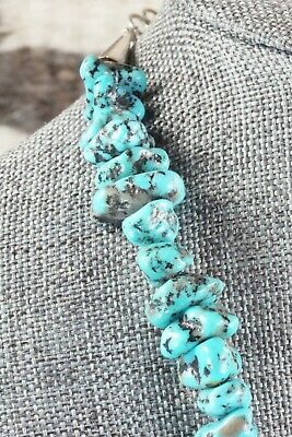 Turquoise and Sterling Silver Necklace - Navajo