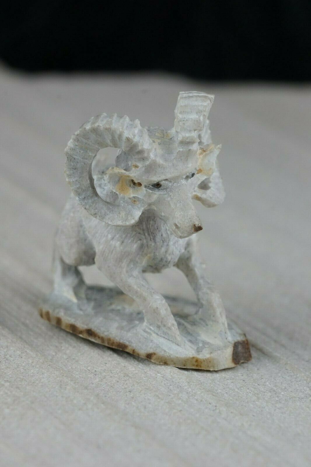 Ram Zuni Fetish Carving - Lewis Malie Jr. - High Lonesome Trading
