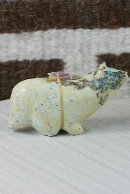 Wolf Zuni Fetish Carving - Delvin Leekya - High Lonesome Trading