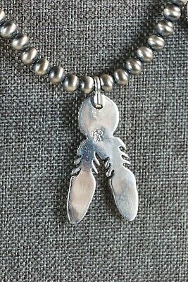 Navajo Turquoise & Sterling Silver Necklace - Bobby Platero