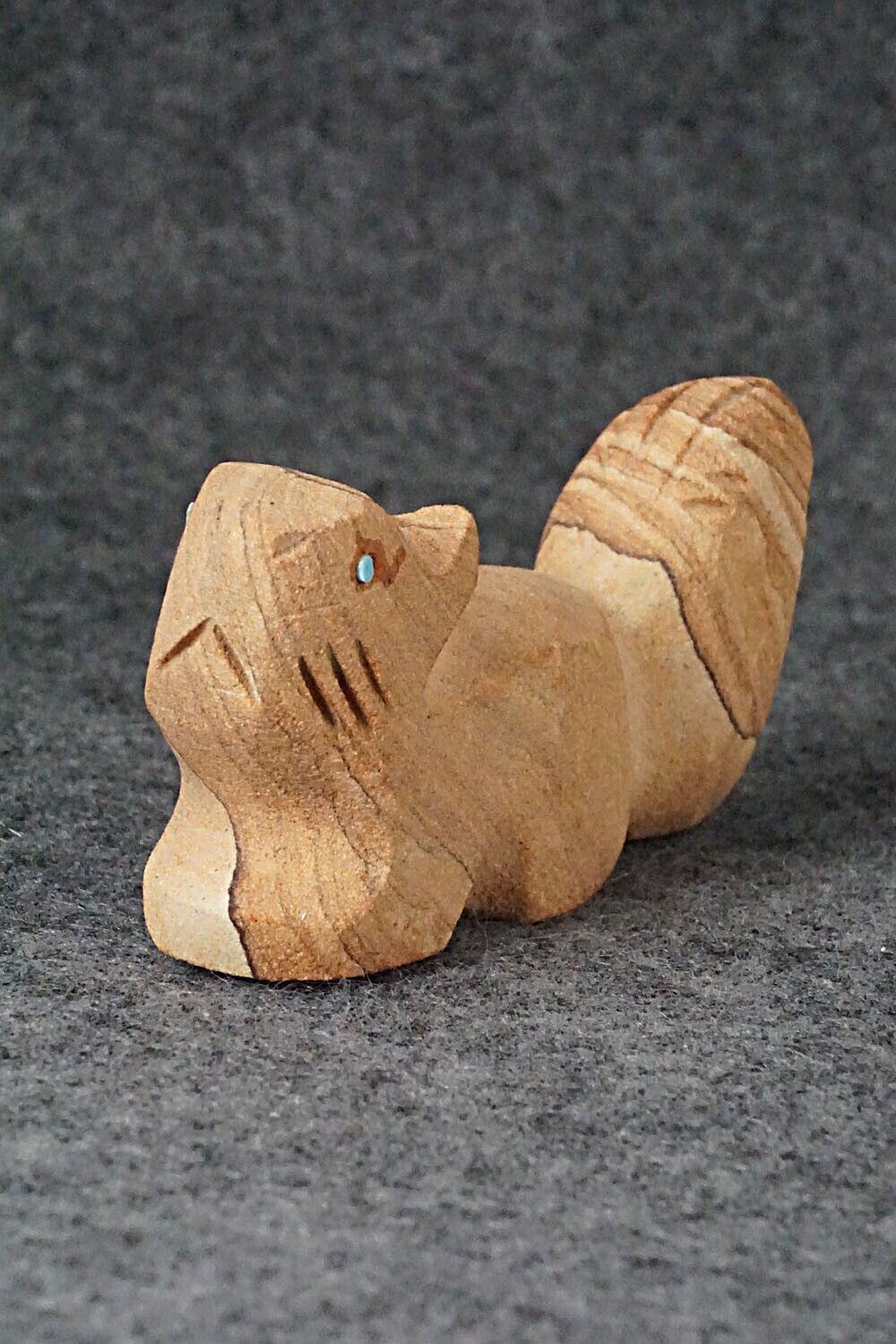 Squirrel Zuni Fetish Carving - Brandon Phillips