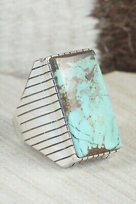 Turquoise and Sterling Silver Ring - Ray Jack - Size 11.25