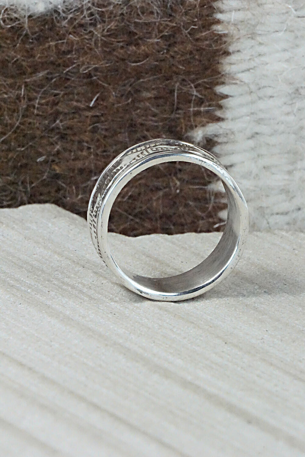 Sterling Silver Ring - Bruce Morgan - Size 9.5