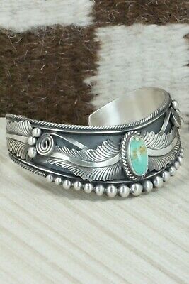 Turquoise & Sterling Silver Bracelet - Tom Lewis