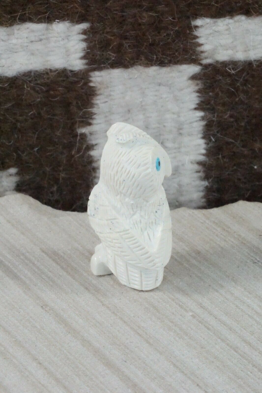 Owl Zuni Fetish Carving - Christine Banteah