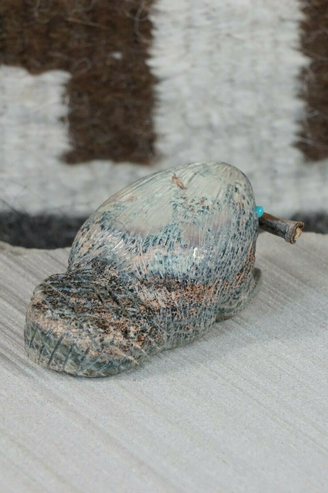 Beaver Zuni Fetish Carving - Michael Yatsayte - High Lonesome Trading