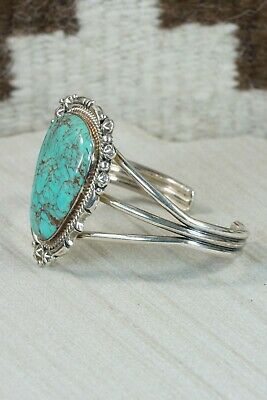 Navajo Turquoise & Sterling Silver Bracelet - Native American