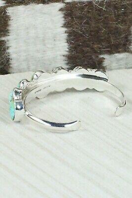 Turquoise & Sterling Silver Bracelet - Thomas Yazzie - High Lonesome Trading
