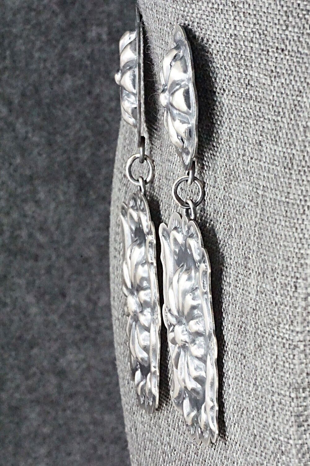 Sterling Silver Earrings - Tim Yazzie