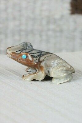 Frog Zuni Fetish Carving - Dane Malani - High Lonesome Trading