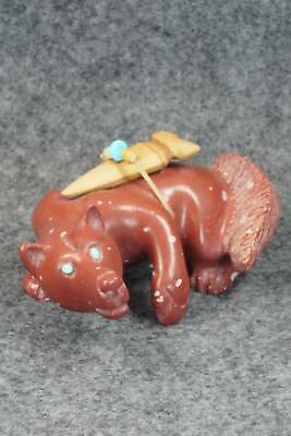 Wolf Zuni Fetish Carving - Albert Eustace