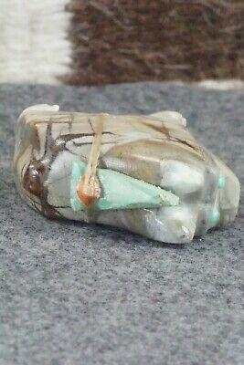 Bull Dog Zuni Fetish Carving - Taylor Gia - High Lonesome Trading