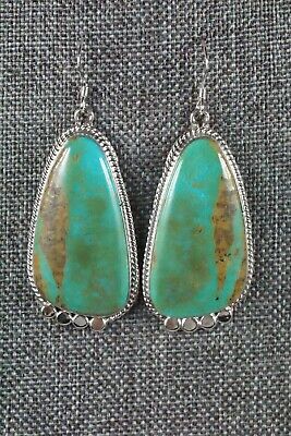 Navajo Turquoise & Sterling Silver Earrings - Sharon McCarthy