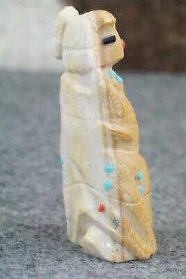 Corn Maiden Zuni Fetish Carving - Derrick Kaamasee