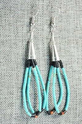 Multi Stone & Sterling Silver Earrings - Esquipula Tenorio