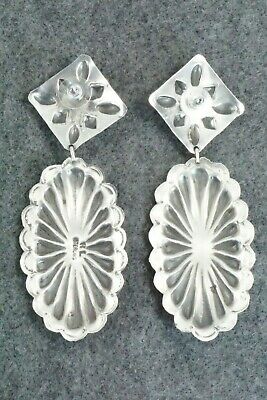 Spiny Oyster and Sterling Silver Earrings - Rita Lee
