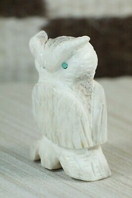 Owl Zuni Fetish Carving - Allison White