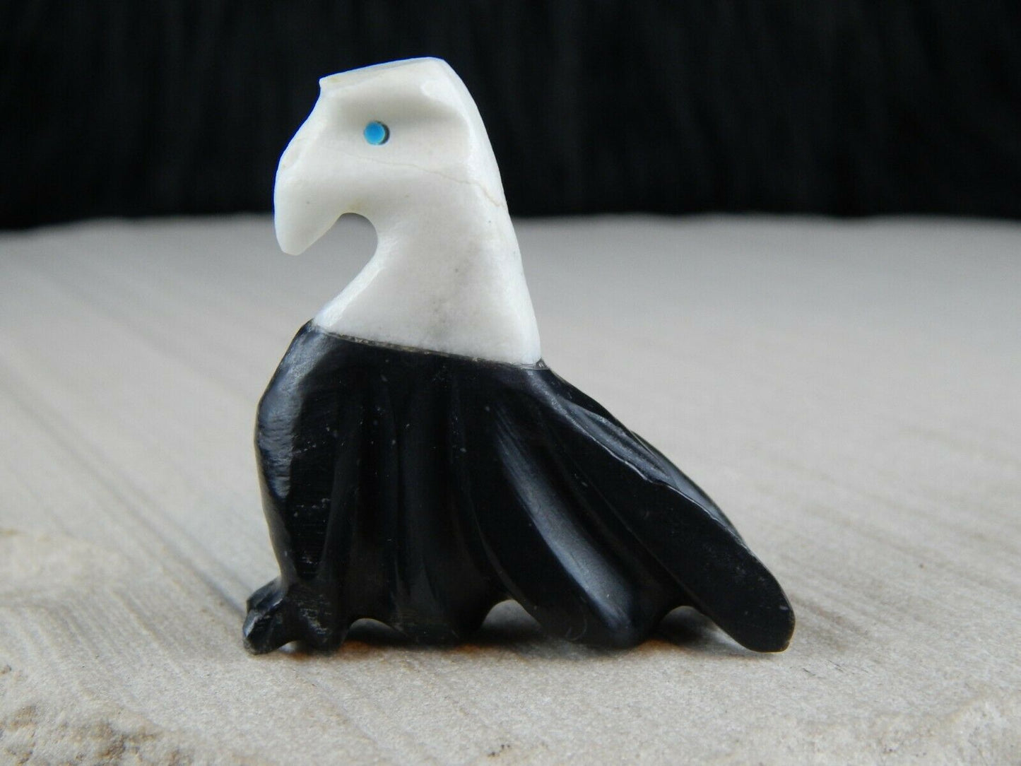 Eagle Zuni Fetish Carving - Kelly Lementino - High Lonesome Trading