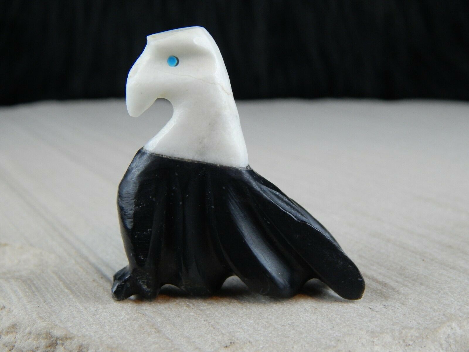 Eagle Zuni Fetish Carving - Kelly Lementino - High Lonesome Trading