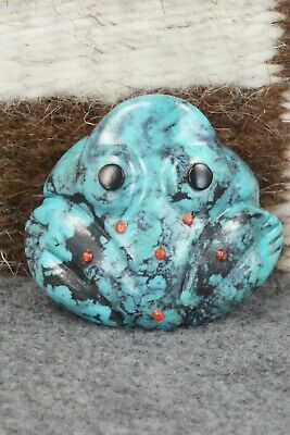 Frog Zuni Fetish Carving - Reynold Lunasee