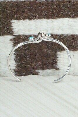 Turquoise & Sterling Silver Bracelet - Yolanda Skeets - High Lonesome Trading