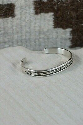 Navajo Sterling Silver Bracelet - Bruce Morgan - High Lonesome Trading