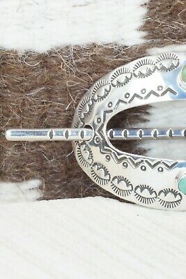 Royston Turquoise & Sterling Silver Hair Barrette - Michael Thompson
