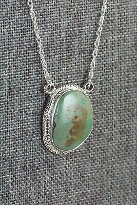 Navajo Turquoise & Sterling Silver Necklace - Annie Spencer