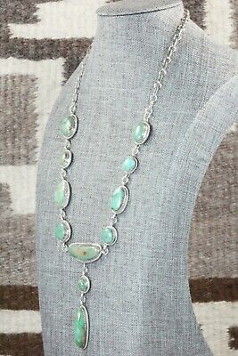 Turquoise & Sterling Silver Necklace - Mark Barney