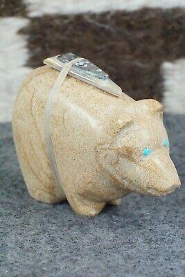 Bear Zuni Fetish Carving - Delvin Leekya - High Lonesome Trading